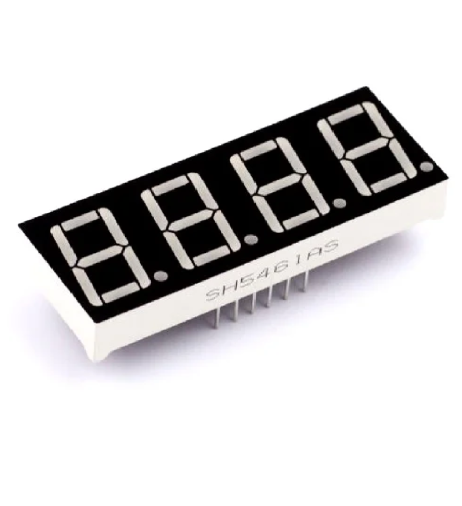 0.56 Inch with clock Red 4-Digit 7 Segment LED Display CC