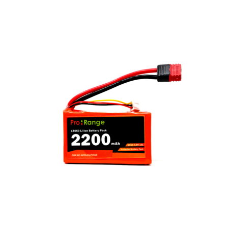 Pro-range ISR 18650 7.4V 2200mAh 10C 2S1P Li-Ion Battery Pack