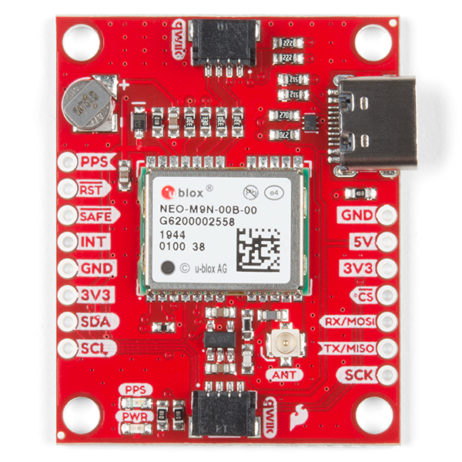 SparkFun 15712 SparkFun GPS Breakout NEO M9N U.FL Qwiic 04