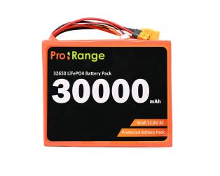 Pro-range IFR 32650 12.8V 30000mAh 3C 4S5P LiFePO4 Battery Pack