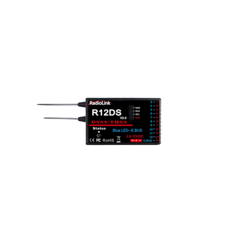 Radiolink R12DS 2.4GHz RC Receiver 12 Channels SBUS/PWM