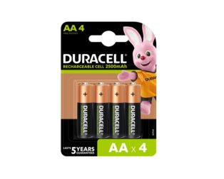 Duracell Rechargeable Batteries AA 2500mAh