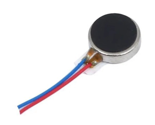 ERM Coin Vibration Motor, 7 mm Dia., 2 mm Thickness