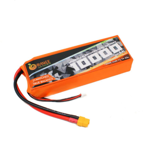 Orange 1125087 Orange 10000mAh 3S 35C 70C 11.1V Lithium Polymer Battery Pack