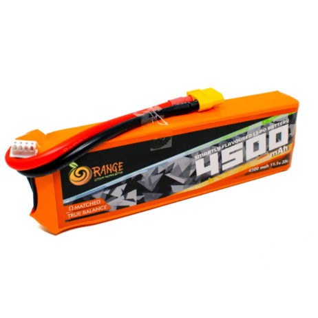 Orange 1125106 Orange 4500mAh 3S 35C 70C 11.1V Lithium Polymer Battery Pack