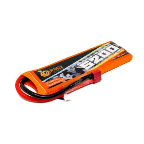 Orange 3.7V 5200mAh 25C 1S Lithium Polymer Battery Pack