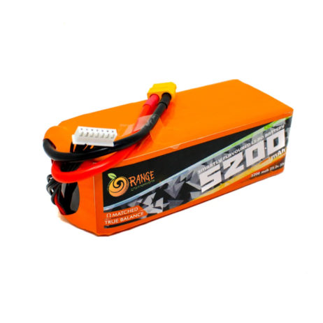 Orange 1125108 Orange 5200mAh 6S 35C 22.2 V Lithium Polymer Battery Pack Li Po