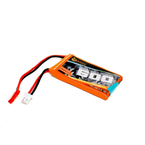 Orange 3.7V 600mAh 25C 1S Lithium Polymer Battery Pack