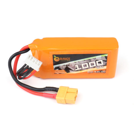 Orange 14.8V 1000mAh 30C 4S Lithium Polymer Battery Pack