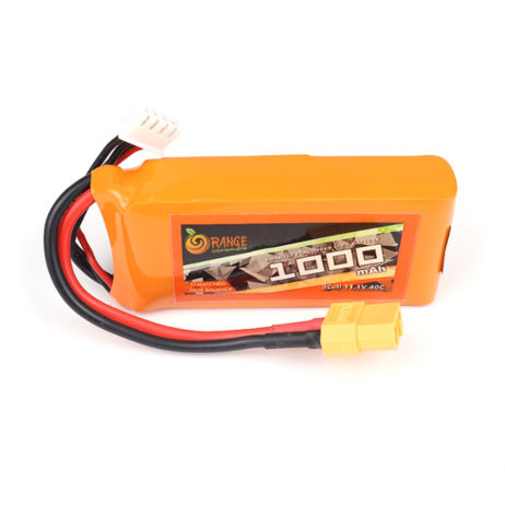 Orange 11.1V 1000mAh 40C 3S Lithium Polymer Battery Pack