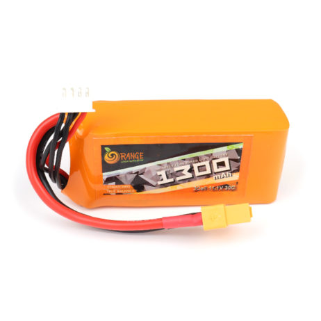 Orange 32000 Orange 1300mAh 3S 30C 60C 11.1V Lithium Polymer Battery Pack