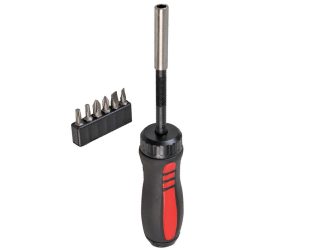 DURATOOL 5011-A3C Screwdriver, Ratchet Set, 6-Piece