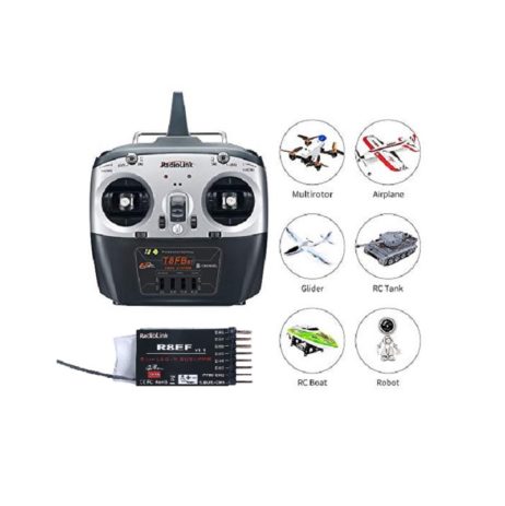 RadioLink Radiolink T8FB 2.4GHz 8 Channels RC Remote Transmitter with Receiver R8EF Dual Stick Controller 1