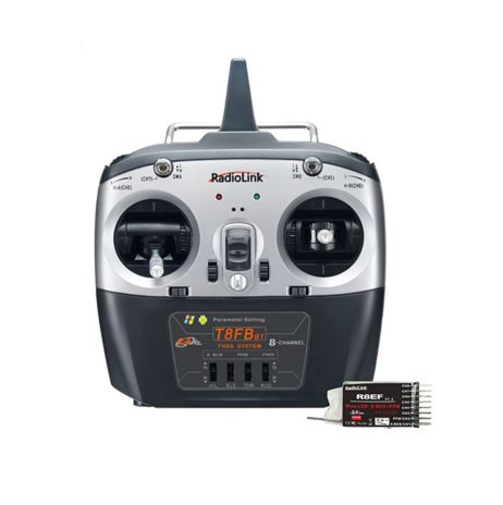 RadioLink Radiolink T8FB 2.4GHz 8 Channels RC Remote Transmitter with Receiver R8EF Dual Stick Controller 8