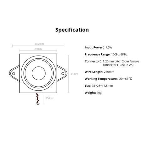 NEXTION Nextion BOX Speaker for HMI Display 1