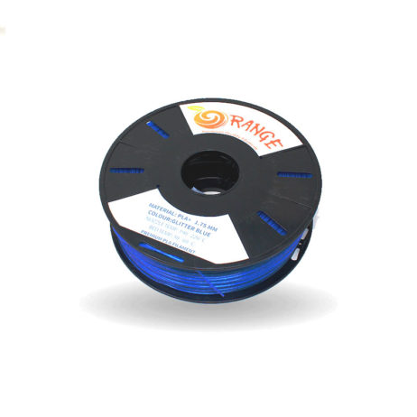 Orange Orange Glitter 1.75mm 3D Printing Filament 1kg Glitter blue 5