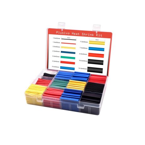 Plusivo Plusivo 12 Size 800 PCS Heat Shrink Tube Kit 3