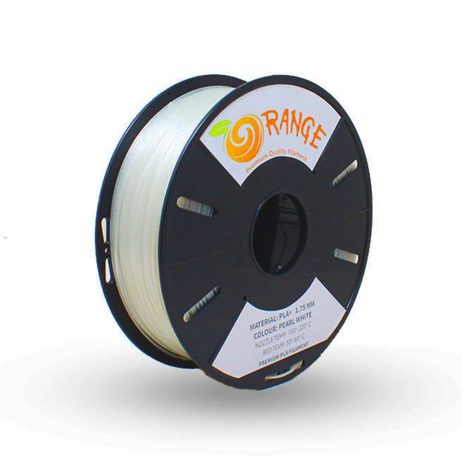 Orange PLA+ 1.75mm 3D Printing Filament 1kg-PEARL WHITE