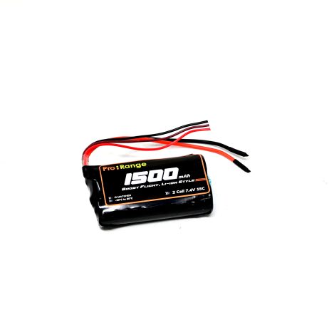 Pro-range ISR 18650 7.4V 1500mAh 15C 2S1P Li-Ion Battery Pack (No BMS)