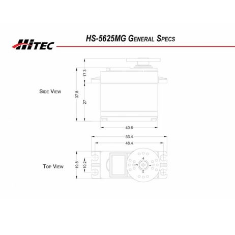 HiTec HS-5625MG High Speed, Metal Gear Digital Sport Servo