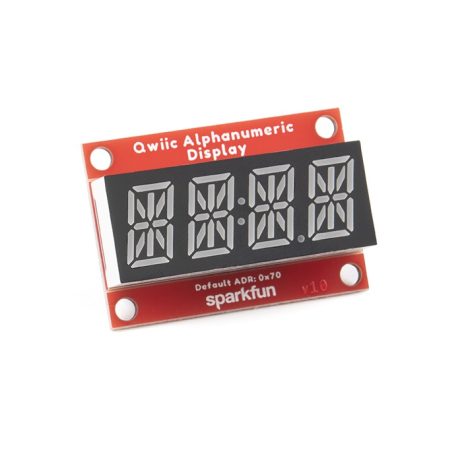 SparkFun 16917 SparkFun Qwiic Alphanumeric Display Blue 01