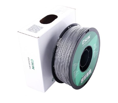 eSun ABS+ 3D Printing Filament-Silver