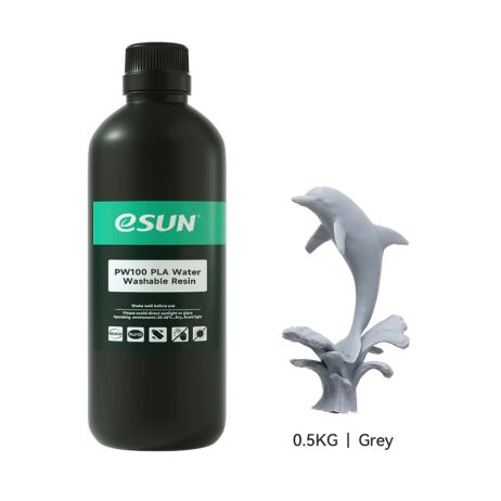 eSun PW100 PLA Water Washable Resin-Grey