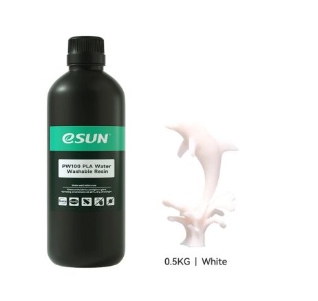 eSun PW100 PLA Water Washable Resin-White