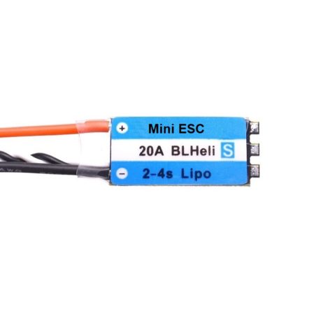 Drone 20A 2-4S Mini BLHeli-S OPTO ESC for FPV Race RC Helicopter