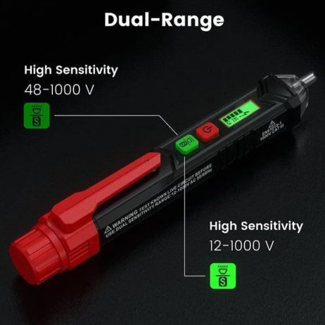 Kaiweets Kaiweets HT100 Voltage Tester Pen AC 3 1