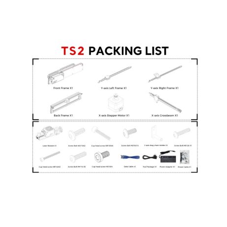 Two Trees Two Trees TS2 Diode Laser Large Area Auto Focus Active Stop High Precision Engraving Machine Kit 9