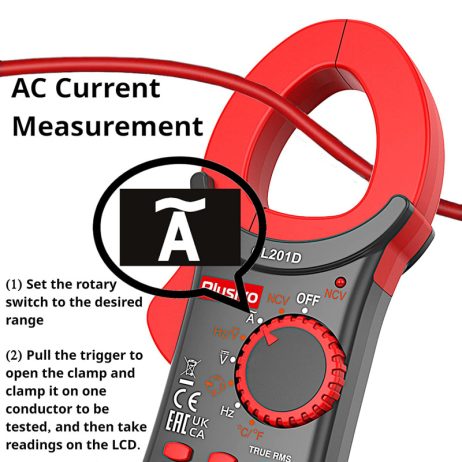 Plusivo plusivo cl201 d digital clamp meter t rms 3999 counts 5