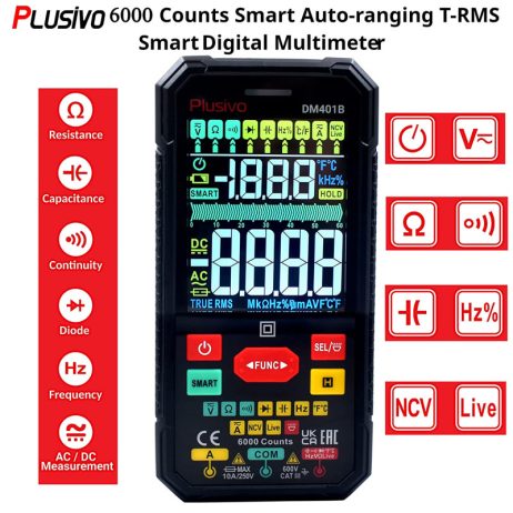 Plusivo plusivo digital multimeter dm401b 5