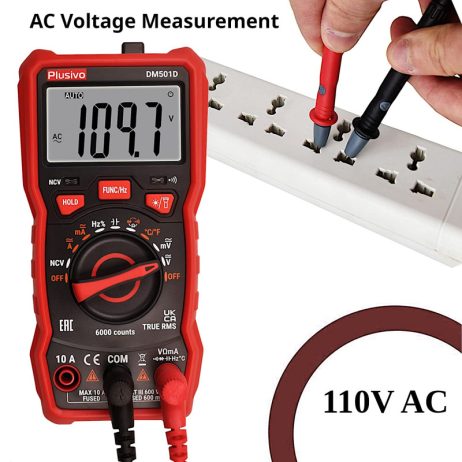 Plusivo plusivo digital multimeter dm501d 2