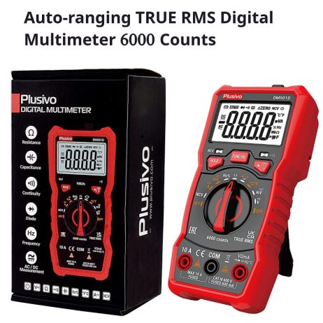 Plusivo plusivo digital multimeter dm501d 6