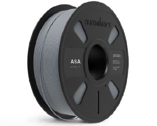 Numakers ASA Filament- Light Gray - 1.75 mm- 1 kg