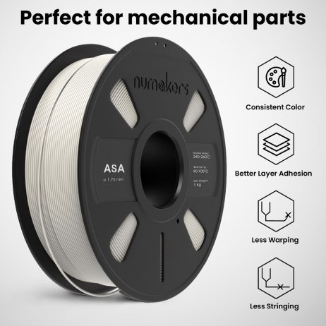 Numaker ASA Filament - Pure White