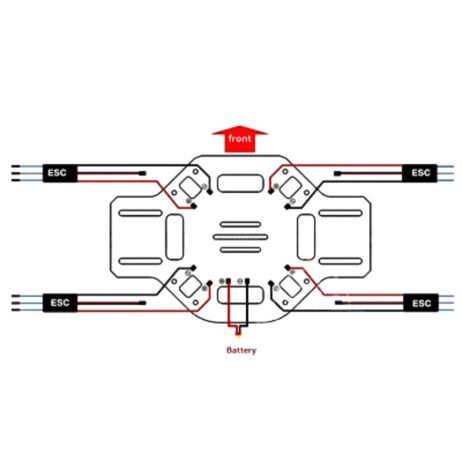 Ready to Sky F450 Quadcopter Frame PCB Board