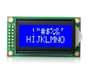 8X2 Character Y-B LCD Display Module