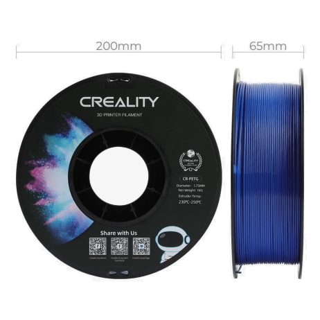 Creality CR-PETG 3D Printing Filament 1.75mm (1kg - Blue)