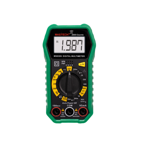 Mastech MS830N / MS830L+(2000 Counts) Manual Ranging Digital Multimeter