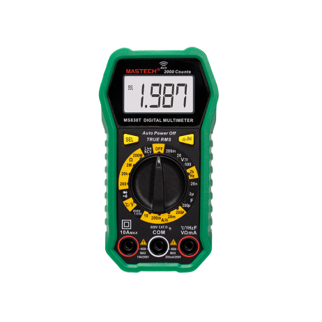 Mastech Mastech MS830T 2000 Counts Manual Ranging Digital Multimeter