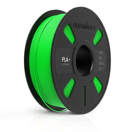 Numaker PLA+ Filament - Fluorescent Green - 1.75 mm 1 kg