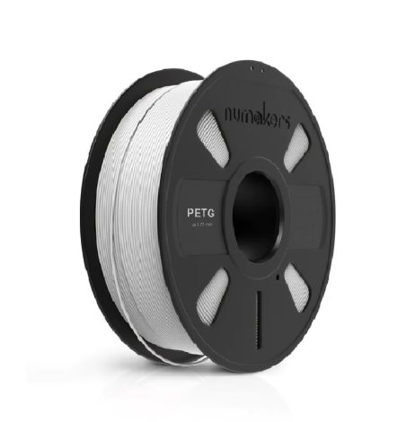 Numakers PETG Filament - Pure White - 1.75 mm / 1 kg