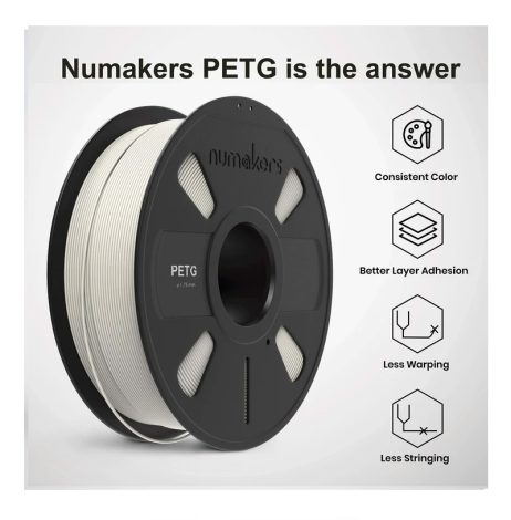 Numaker PETG Filament - Pure White