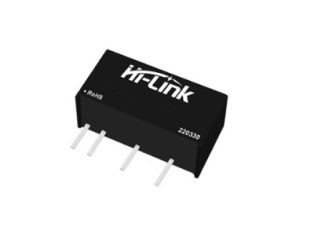 Hi-Link 12V to 24V 2W 83mA DC to DC Isolation Voltage 1500VDC Power Module Converter B1224S-2WR3