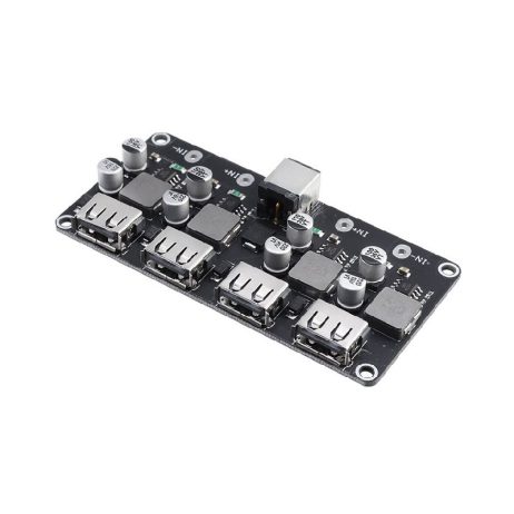 Generic 4 CHANNEL USB QC3.0 QC2.0 DC DC Buck Converter Charging Step Down Module 6 32V 9V 12V 24V to Fast Quick Charger Circuit Board