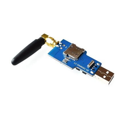 Generic USB to GSM Serial GPRS SIM800C Module with Bluetooth Computer Control Calling with Glue Stick Antenna 3