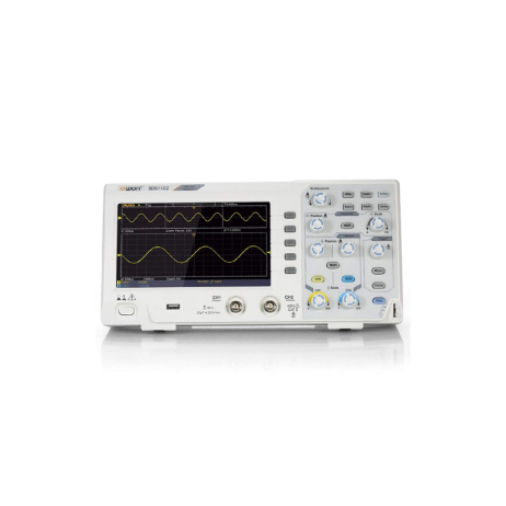 OWON SDS1102 Digital Storage Oscilloscope : Bandwidth: 100 MHz; 2-Channel; Sample rate: 1GS/s