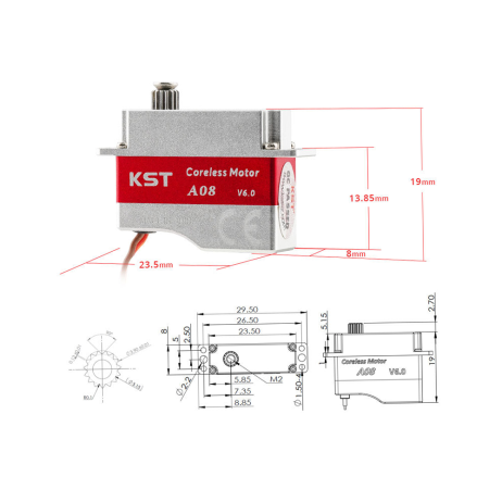 KST Servo A08 V6.0